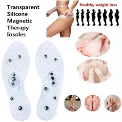 Thérapie magnétique des pieds - semelles de chaussures en silicone - amincissement - perte de poids