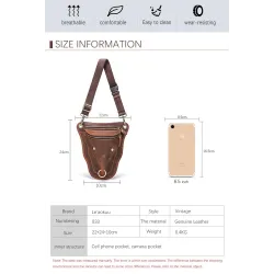 Petit sac bandoulière / taille tendance - cuir véritable - en forme de tête de taureau