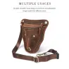 Trendy shoulder / waist small bag - genuine leather - bull head shapedBags