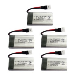 Eachine - Hubsan - 3.7V 380mah - batterie lipo 25C - 5 pièces