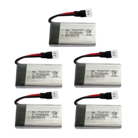 Eachine - Hubsan - 3.7V 380mah - 25C lipo battery - 5 piecesBatteries