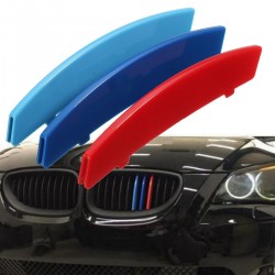 3D M-stijl grille cover - voor BMW 5-serie - 3 stuksRoosters