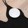 Maillot de bain une pièce sexy - côtelé - décolleté profond - avec push up