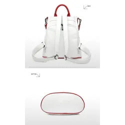 Sac à dos tendance - antivol - cuir - rivets étoiles - grande contenance