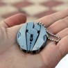 Mini multi-outil pliable - pince - tournevis - porte-clés - acier inoxydable