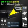 Inductiekoplamp met ingebouwde batterij - COB LED - USB oplaadbaar - hoofdlampZaklampen
