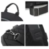 Anti-diefstal schoudertas met USB-poort - crossbody - PVC borsttasTassen