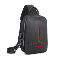 Anti-diefstal schoudertas met USB-poort - crossbody - PVC borsttasTassen
