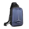 Anti-diefstal schoudertas met USB-poort - crossbody - PVC borsttasTassen