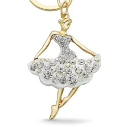 Crystal ballerina - keychainKeyrings