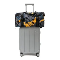Sac de voyage élégant - avec compartiment à chaussures - grande capacité - étanche - unisexe - design graffiti