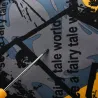 Stijlvolle reistas - met schoenenvak - grote inhoud - waterdicht - unisex - graffiti designTassen