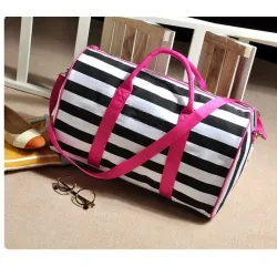 Trendy strand- / sport- / reistas - streepdesignTassen