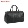 Sac de voyage tendance - grande contenance - cuir - motif tissé