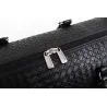 Sac de voyage tendance - grande contenance - cuir - motif tissé