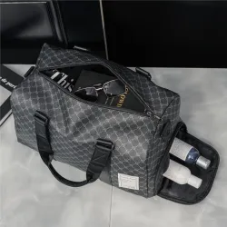 Sac à bandoulière de voyage / sport élégant - avec compartiment à chaussures - grande capacité