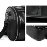 Stylish travel / sport shoulder bag - with shoe storage - large capacity - leatherBags
