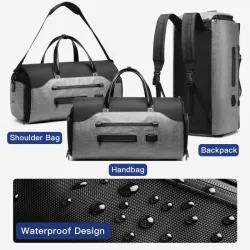 Multifunctionele schoudertas - waterdichte rugzak - met schoenenvak - waterdicht - grote capaciteitTassen