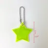 Reflective keychain - kids safety - star shaped - 10 piecesKeyrings