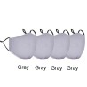 Gezichts-/mondmaskers - herbruikbaar - anti bacterieel - met PM 2.5 filter - 4 stuksMondmaskers