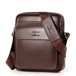 Elegante leren schoudertas - S - M - LTassen