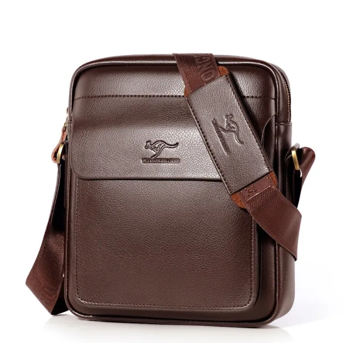 Elegante leren schoudertas - S - M - LTassen