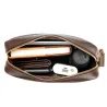 Elegante leren schoudertas - S - M - LTassen