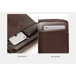 Elegante leren schoudertas - S - M - LTassen