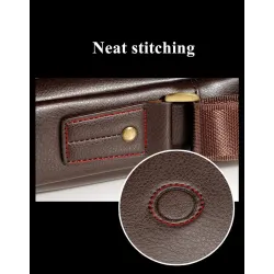 Elegante leren schoudertas - S - M - LTassen