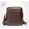 Elegante leren schoudertas - S - M - LTassen