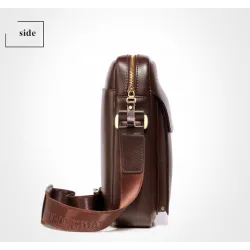 Elegante leren schoudertas - S - M - LTassen