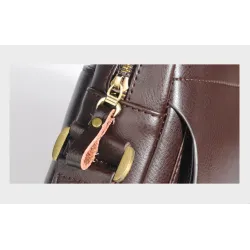 Elegante leren schoudertas - S - M - LTassen