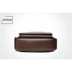 Elegante leren schoudertas - S - M - LTassen