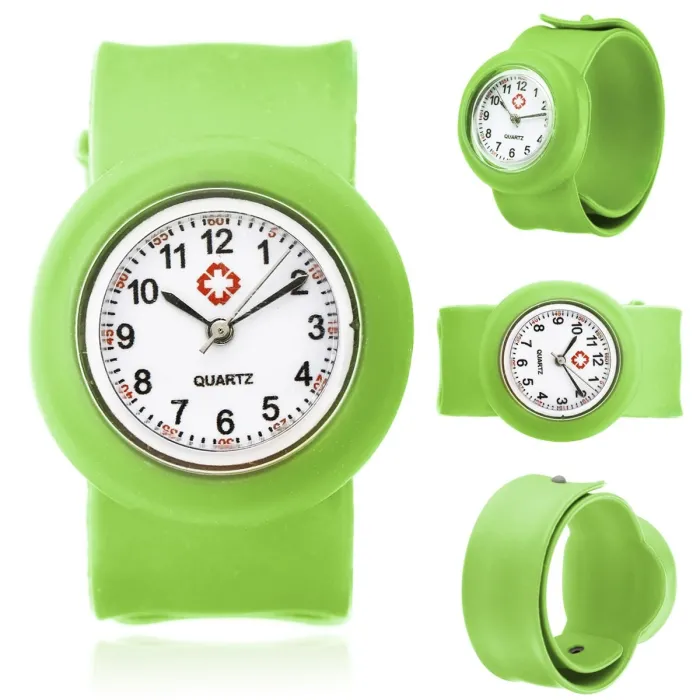 Modieus quartz kinderhorloge - siliconen horlogebandjeHorloges