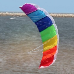 Cerf-volant de plage arc-en-ciel - sport - nylon