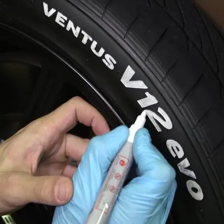 Witte stift - permanente verf - waterdicht - bandenpenWiel onderdelen