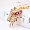 Crystal lucky angel with wings - keychainKeyrings