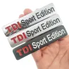 TDI SPORT EDITION - chromen embleem - autostickerStickers