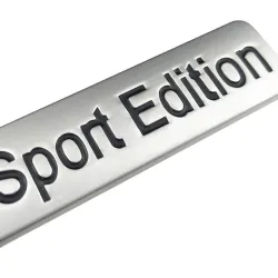 TDI SPORT EDITION - chromen embleem - autostickerStickers