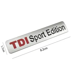 TDI SPORT EDITION - chromen embleem - autostickerStickers