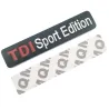 TDI SPORT EDITION - chromen embleem - autostickerStickers