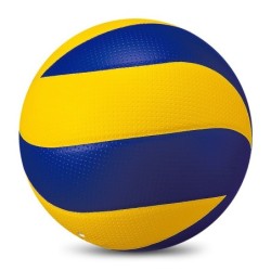 Ballon de beach-volley bleu-jaune