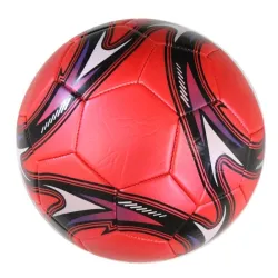 Professional soccer ball - leather - red - size 5Balls