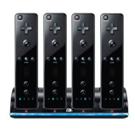 Chargeur manette Wii avec 4 batteries 2800 mAh - dock