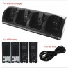 Chargeur manette Wii avec 4 batteries 2800 mAh - dock