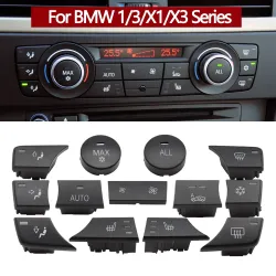 Boutons tableau de bord voiture - climatisation - commande ventilation - bouton AC - pour BMW 1 3 X1 X3