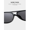 Trendy vintage zonnebril - oversized - pilootstijl - UV400Zonnebril