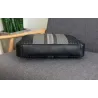Sac à bandoulière élégant - porte-documents d'affaires - cuir véritable tressé - grande capacité