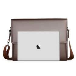 Sac à bandoulière élégant - porte-documents d'affaires - avec un portefeuille