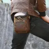 Multifunctionele leren tas - schouderband - heupgespTassen